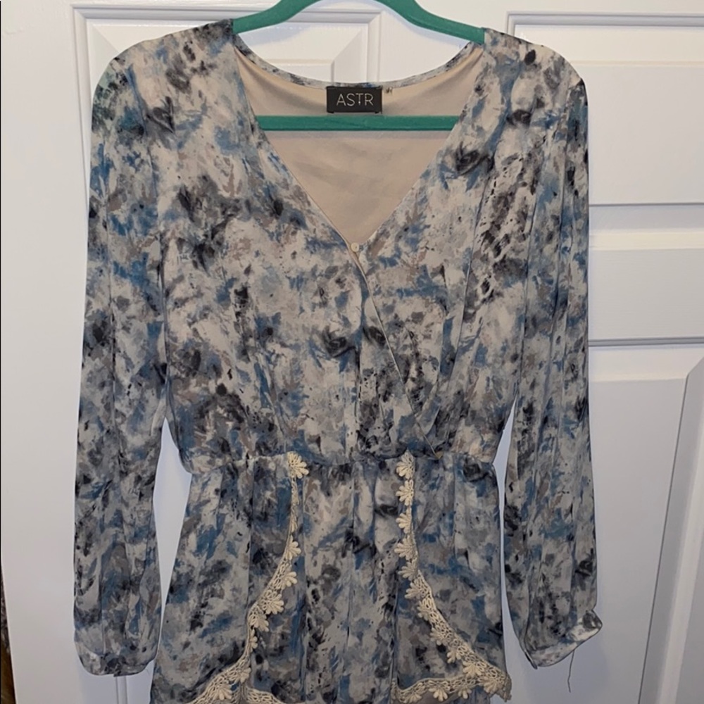 Long sleeve romper